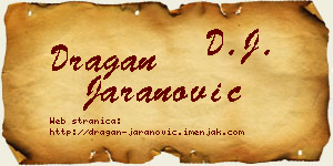 Dragan Jaranović vizit kartica